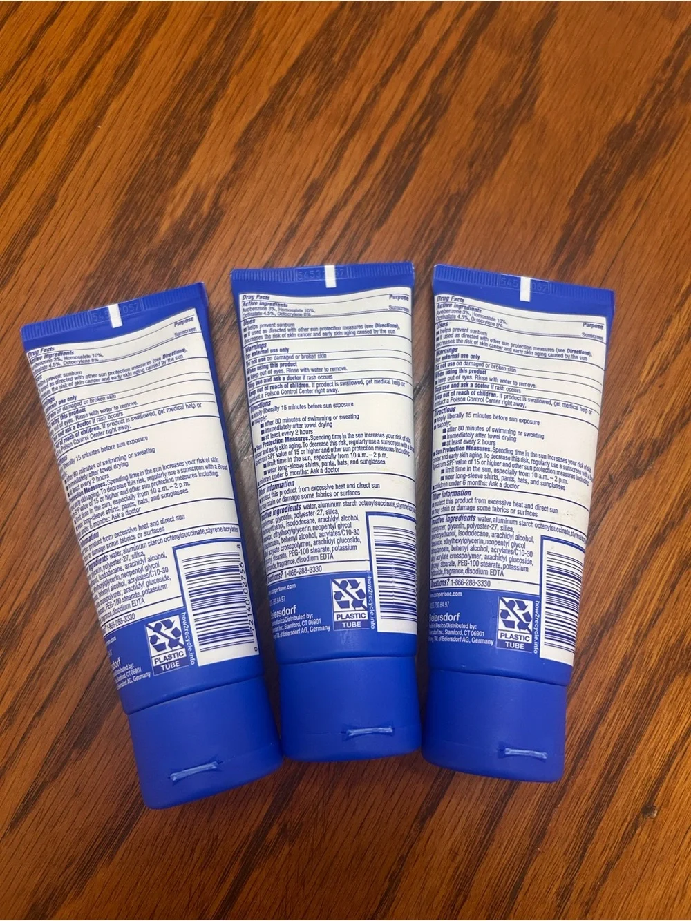 Set of 3 - Coppertone Sport SPF 50 4-in-1 Performance Sunscreen Lotion - Blue